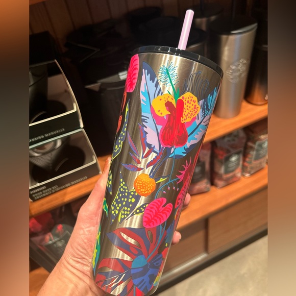 Starbuck Immersive Floral Stainless Tumbler Steel Insulated Cup 24oz New 2023 - Picture 15 of 16